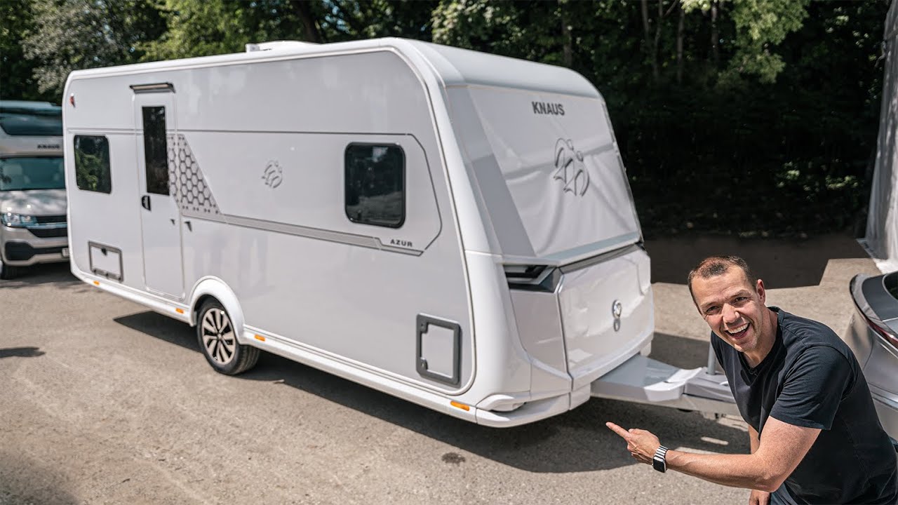 Verdenspremiere: Revolutionerende KNAUS campingvogn: 2023 Azur 500 FU!