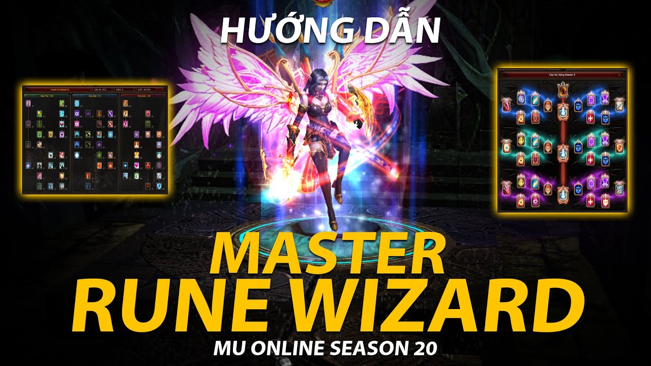 HƯỚNG DẪN NÂNG CAO MASTER VÀ ĐIỂM TIỀM NĂNG CỦA RUNE WIZARD | MU ONLINE SEASON 20 | GAMETHUTP.COM