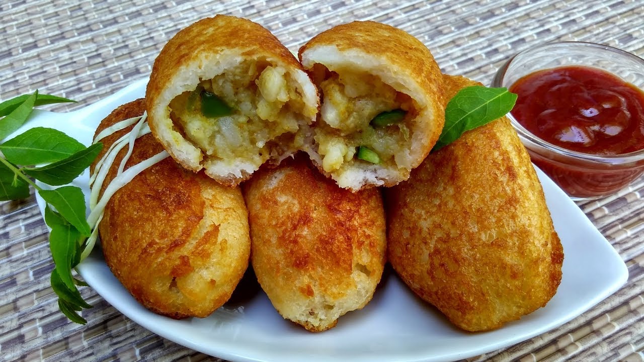 Bread Roll Recipe In Hindi By Indian Food Made Easy