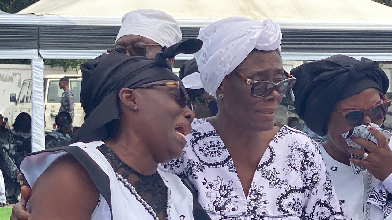 Joe Lartey Family Wept Bitterly as they Celebrate his life after great achievements in the Ghana