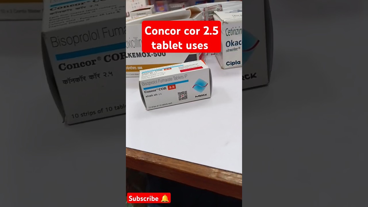 Concor cor 2.5 mg tablets uses
