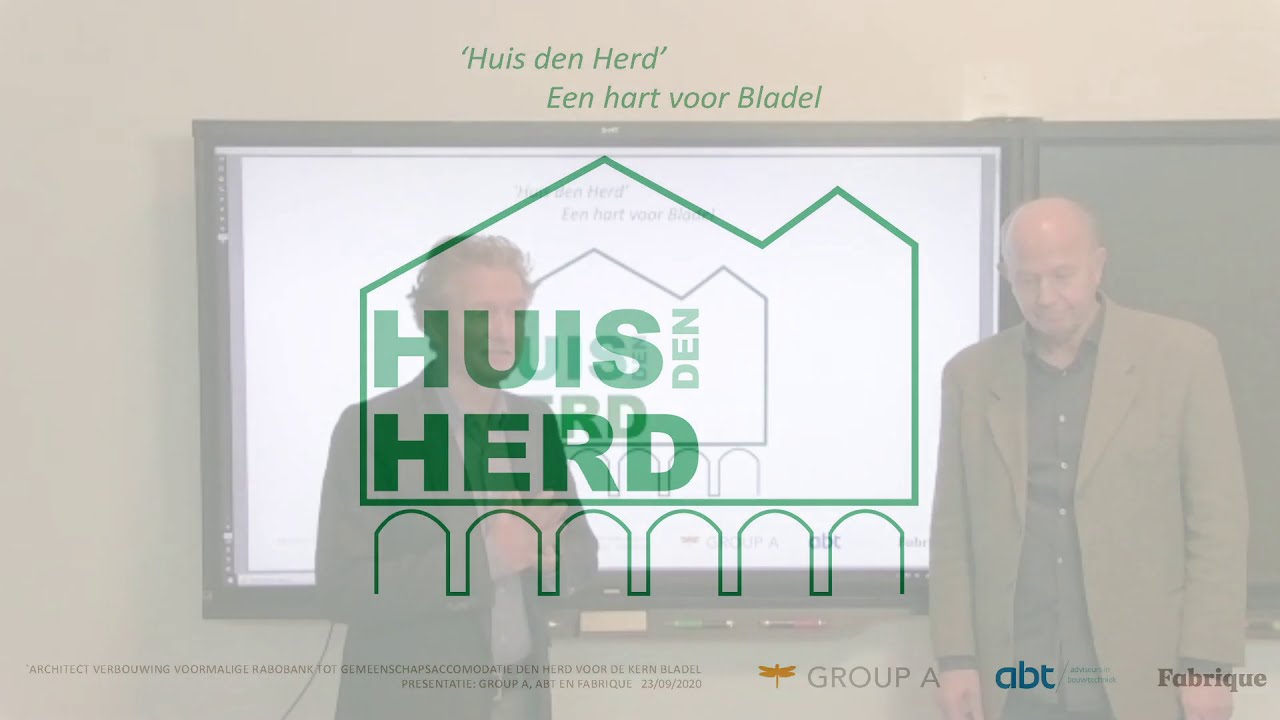 Presentatie visie nieuwbouw gemeenschapscentrum door architecten GroupA