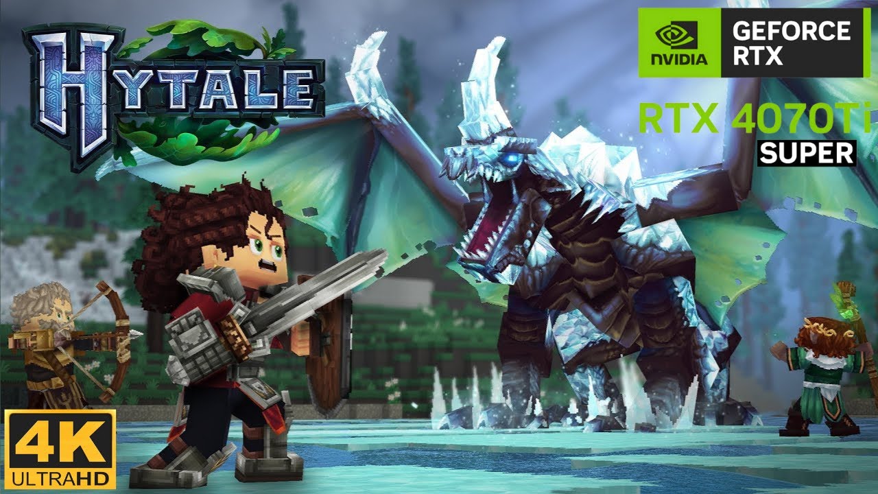RTX 4070 Ti Super | HYTALE Gameplay Benchmark | Ultra Settings | 4K/UHD (3840 x 2160)