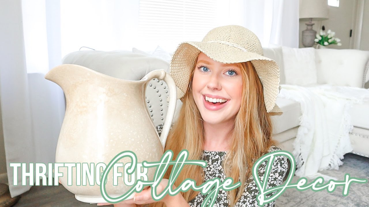 THRIFT WITH ME FOR COTTAGE DECOR + VINTAGE KITCHEN ITEMS!