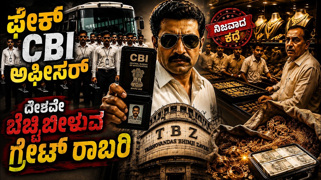ಭಾರತದ ಅತಿ ವಿಚಿತ್ರ ದರೋಡೆ ಫೇಕ್ CBI ಆಫೀಸರ್&zwnj;ನ ರಹಸ್ಯ The Fake CBI Officer Who Pulled Off Greatest Robbery