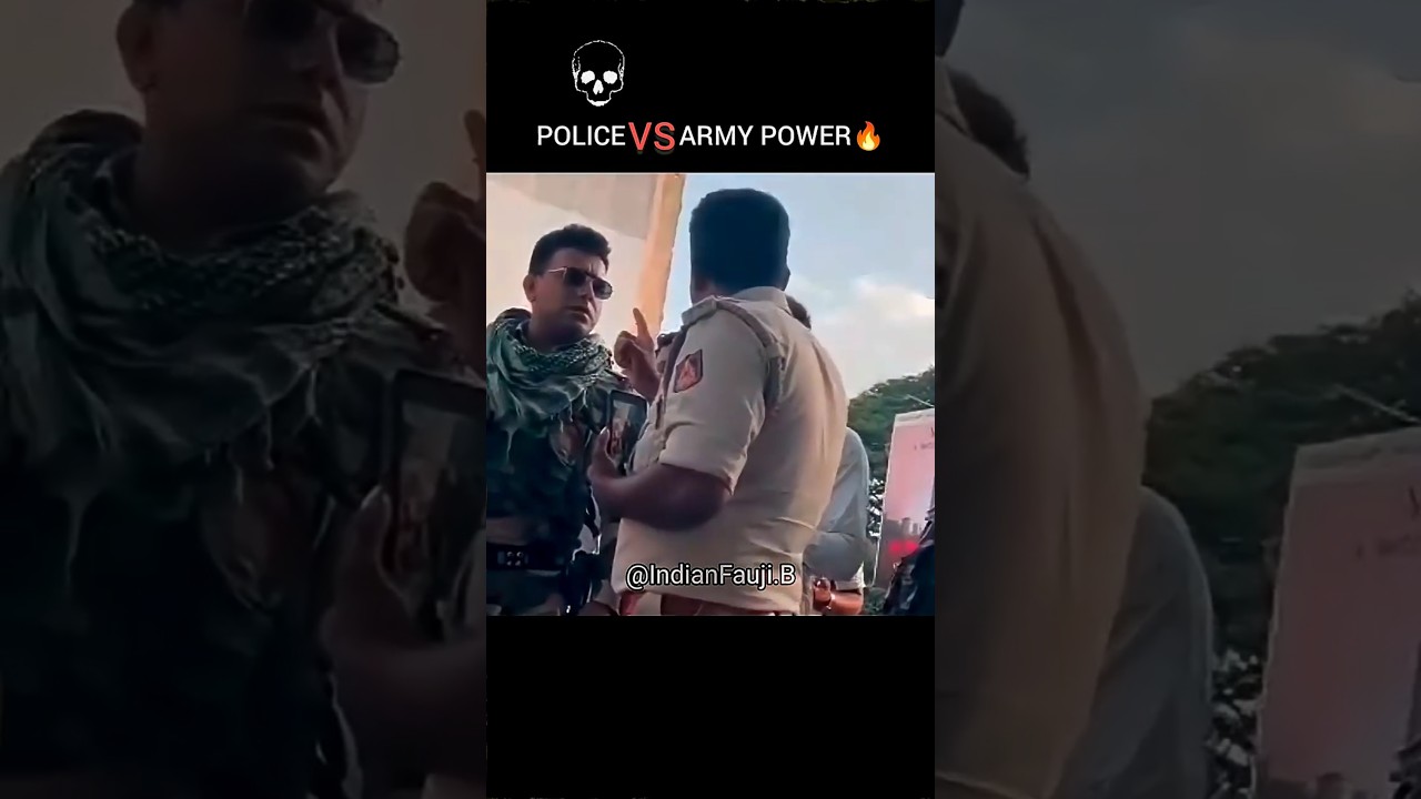 Police Vs Army Power🔥☠️Power of Indian Army🪖🗿#police #army #power #indianarmy #commando #viral #nsg