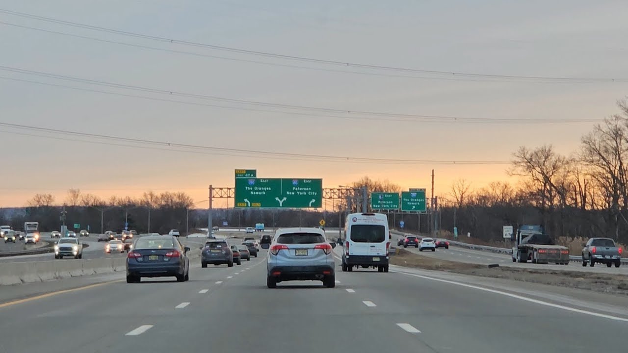 JAN 2026: I-80 To I-280 To Eisenhower Parkway South, Parsippany, East Hanover, Roseland, NJ