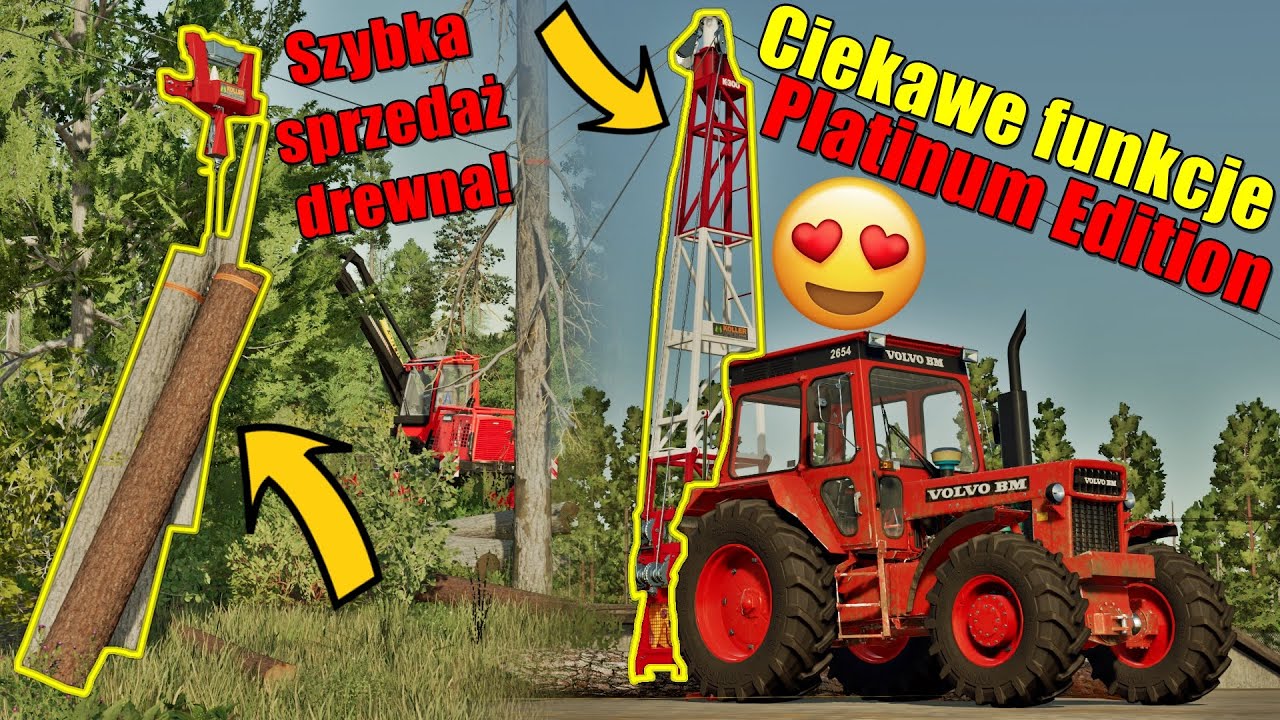 Jak grać na DLC Platinum do FS22? 😳 Ciekawe funkcje! 🤩 Kariera Drwala [#2] 🤠/w Puszkap, KaWa