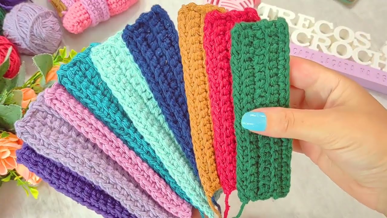 BRINQUEDO simples e fácil em CROCHÊ/use sobras bem coloridas
