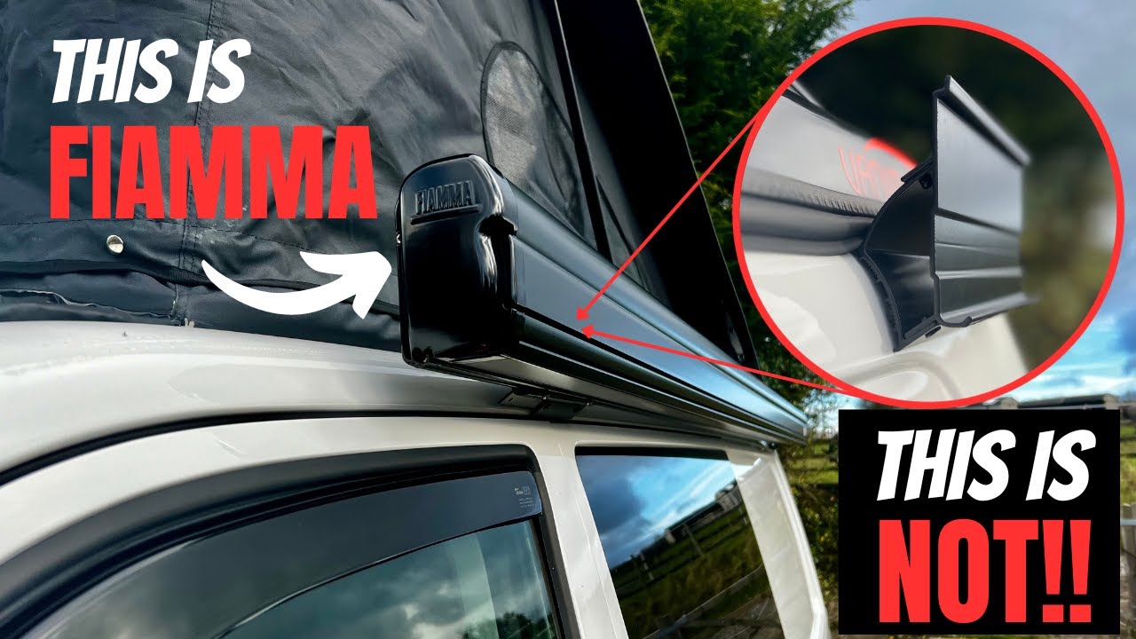 Тент Fiamma F45 с выдвижным верхом. Почему я использую кронштейны THULE, а не рельсы на своём Tra...