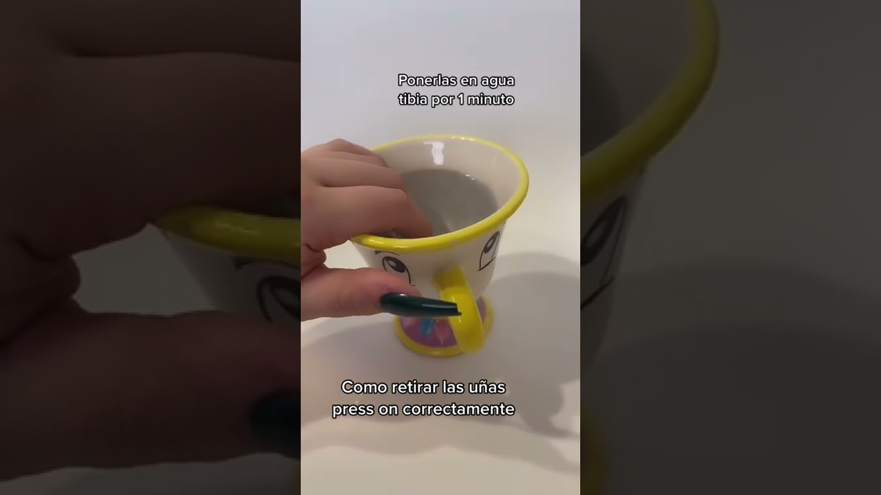 Retirando las press on nails. F&aacute;cil y r&aacute;pido 🔥🔥