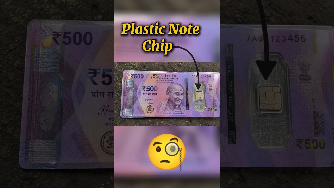 When Are Plastic Notes Coming to India?🤔#plasticnotes