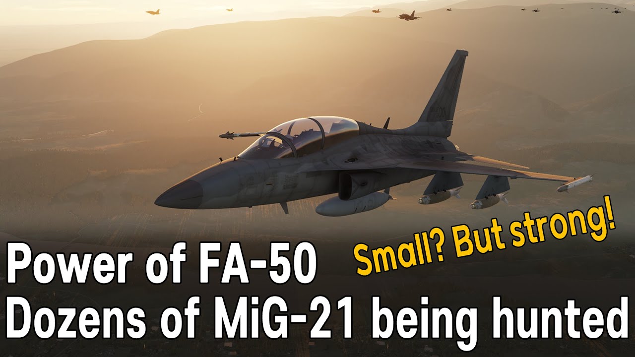 The Power of the FA-50! All-around hunter defending ROK, the Philippines, Malaysia, and more!