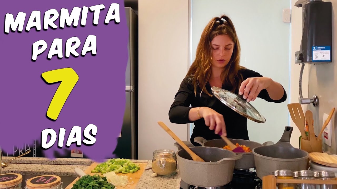 ALMOÇO PARA 7 DIAS DA SEMANA: ARROZ, FEIJÃO, FAROFA E VEGETAIS REFOGADOS