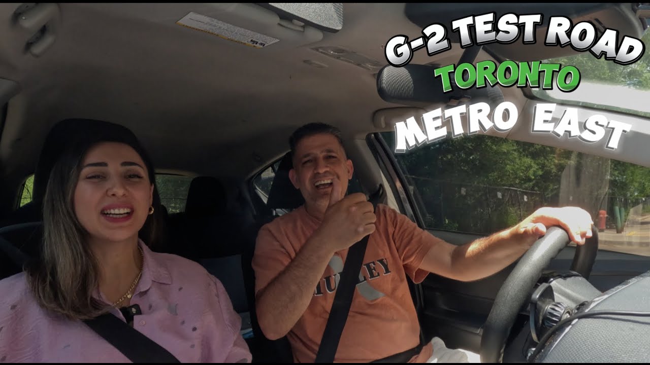 Toronto Metro East G2 Road Test Route | Full Driving Guide for 2025