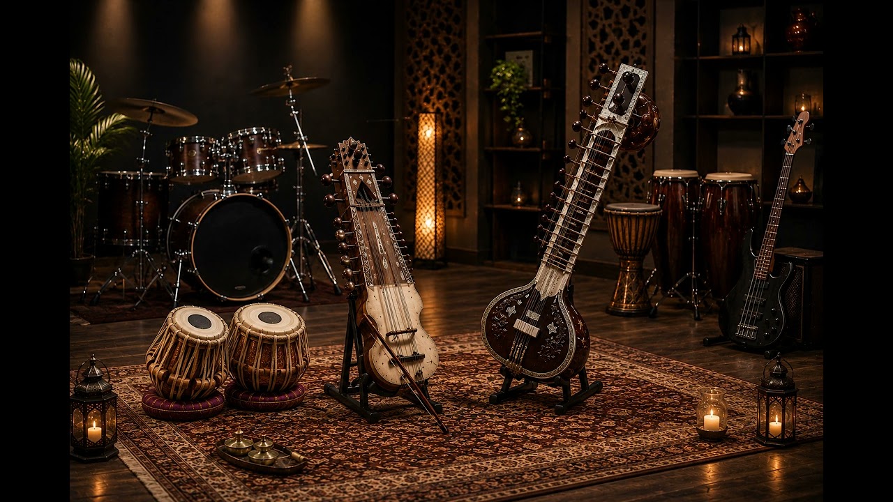 Sarangi & Sitar Jugalbandi | Classical Fusion with Tabla & Bass Guitar