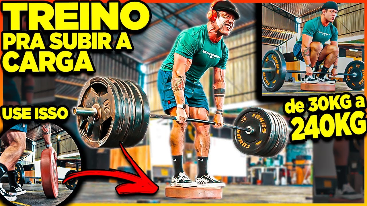 [Déficit] Progressão de Carga no Levantamento Terra (Para aumentar a carga no Deadlift)