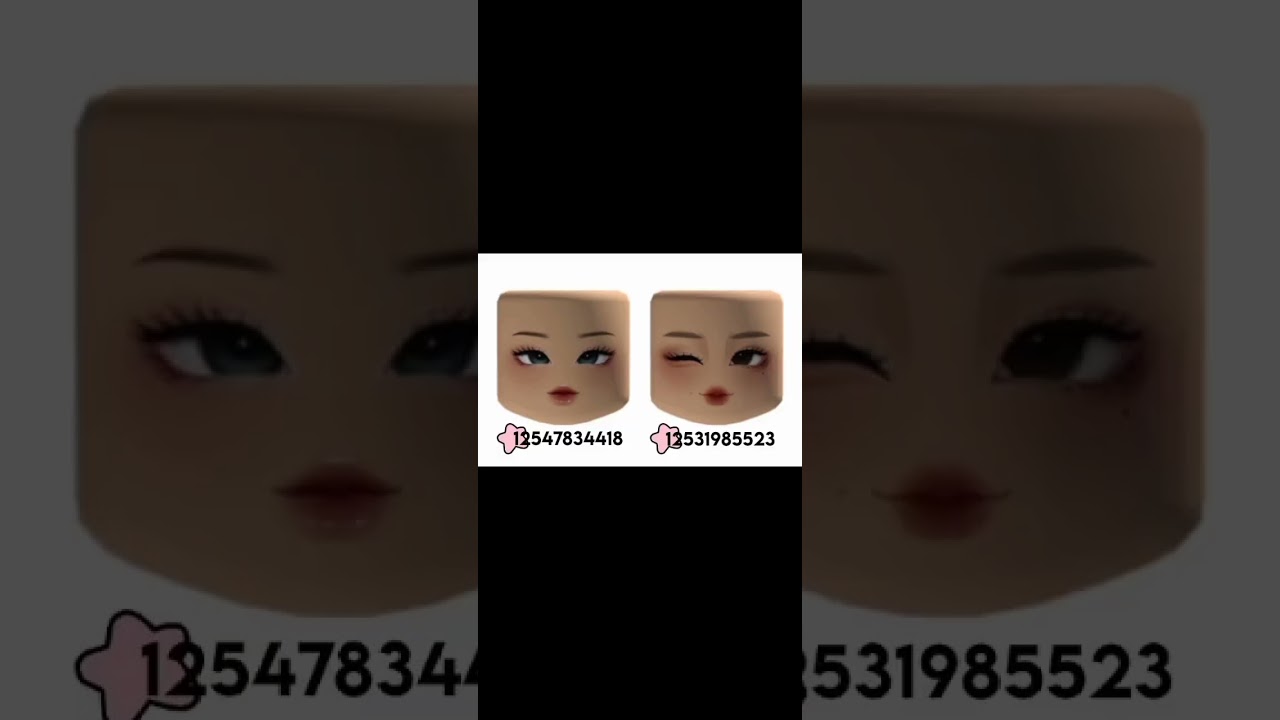 Cod brookhaven face pt.1 #brookhaven #codici #roblox #lu-vi-noe&Ga💗