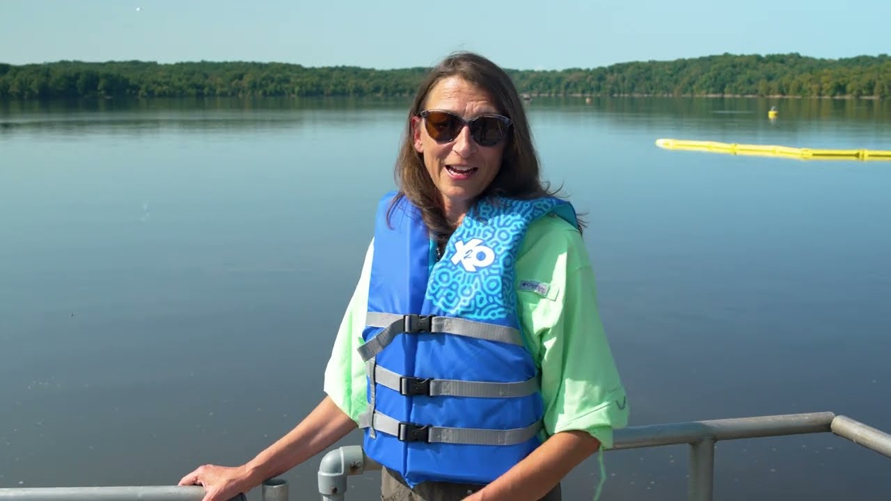 Algae Harvesting Hydronucleation Flotation Technology showcased at Harsha Lake