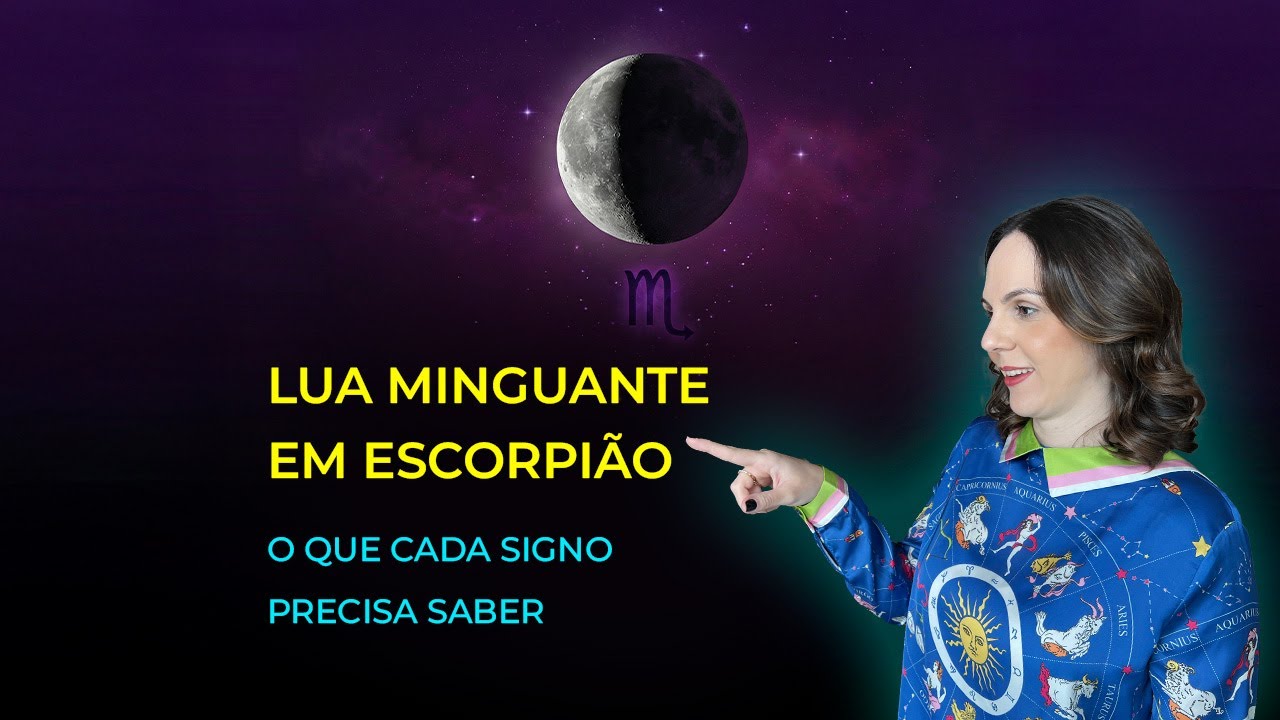 Lua minguante em Escorpião, reflexões e mensagens para seu signo!
