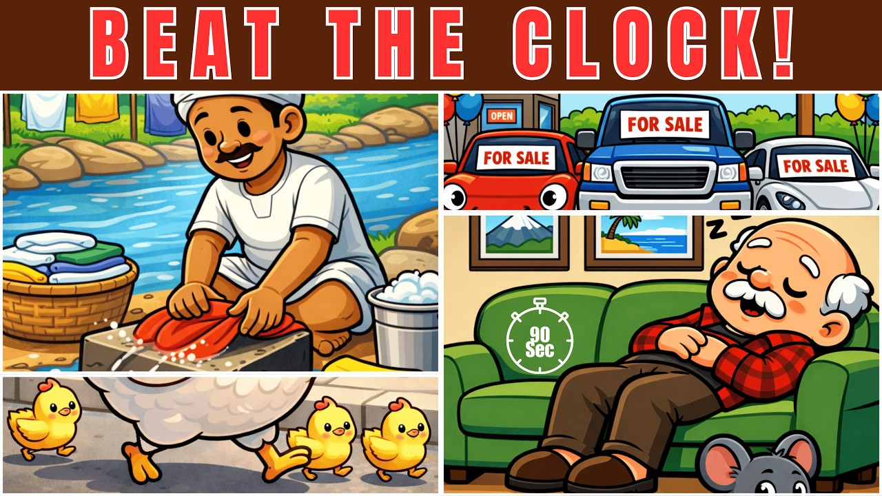 Beat the Clock: Fail This Puzzle and Your Brain Loses the Game! | Puzzle Game to test Observation