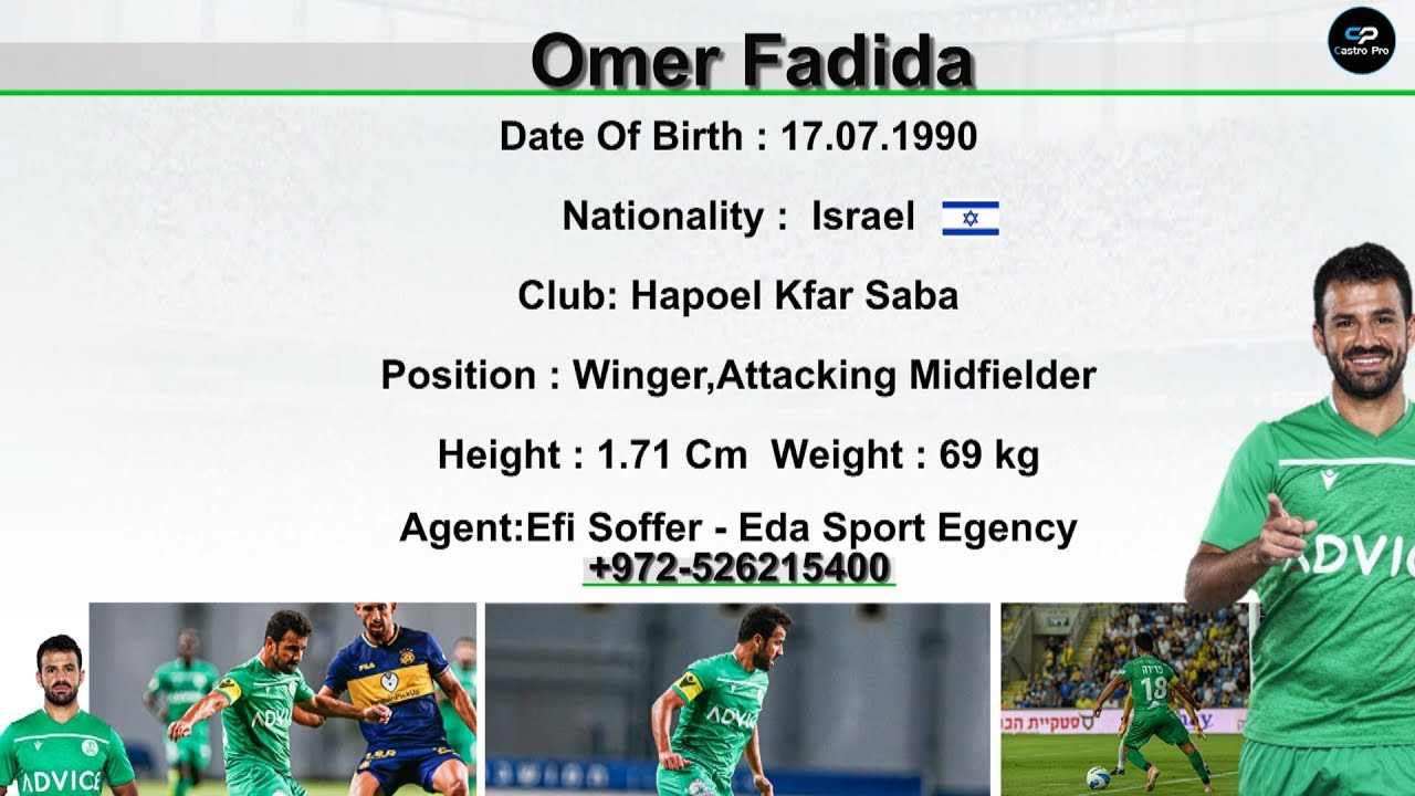 Omer Fadida  | Winger,Attacking Midfielder | 2019-2020 |עומר פדידה