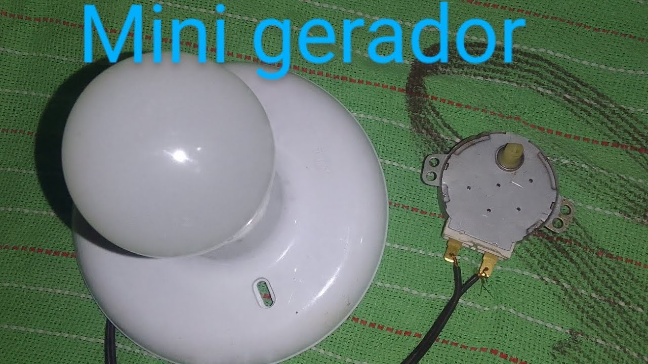 Mini gerador de motor de micro-ondas.