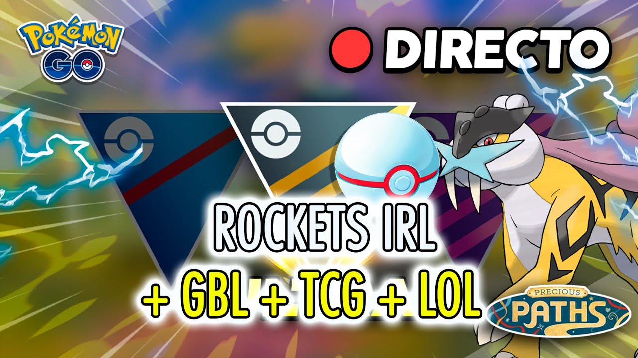 [DIRECTO]  🔵 🔥 🔵 TARDE LOCA: IRL ROCKET + GBL + TCG + LOL 🔵 !nihabit !alertas🔥🔵