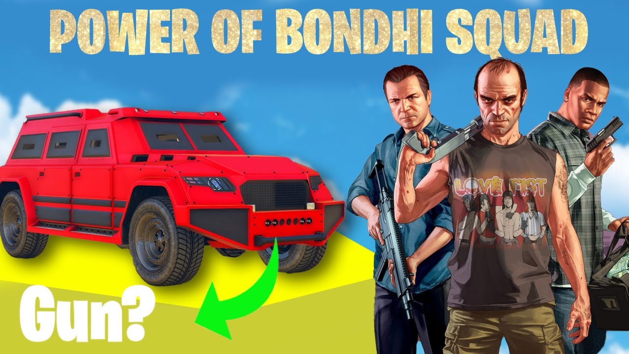 Shooting Car 😱 | Bondhi Squad 🔥 😎 | GTA 5 Stunt Races - Black FOX