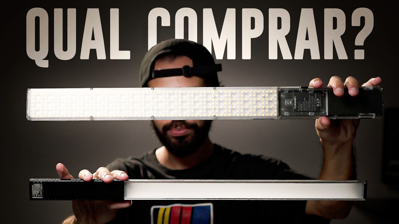 QUAL LED COMPRAR? Luxceo Q508A vs Yongnuo YN360 III Pro