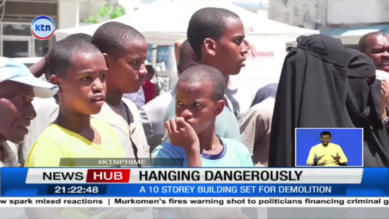 Mombasa county govt' issues demolition directive of a hazardous building