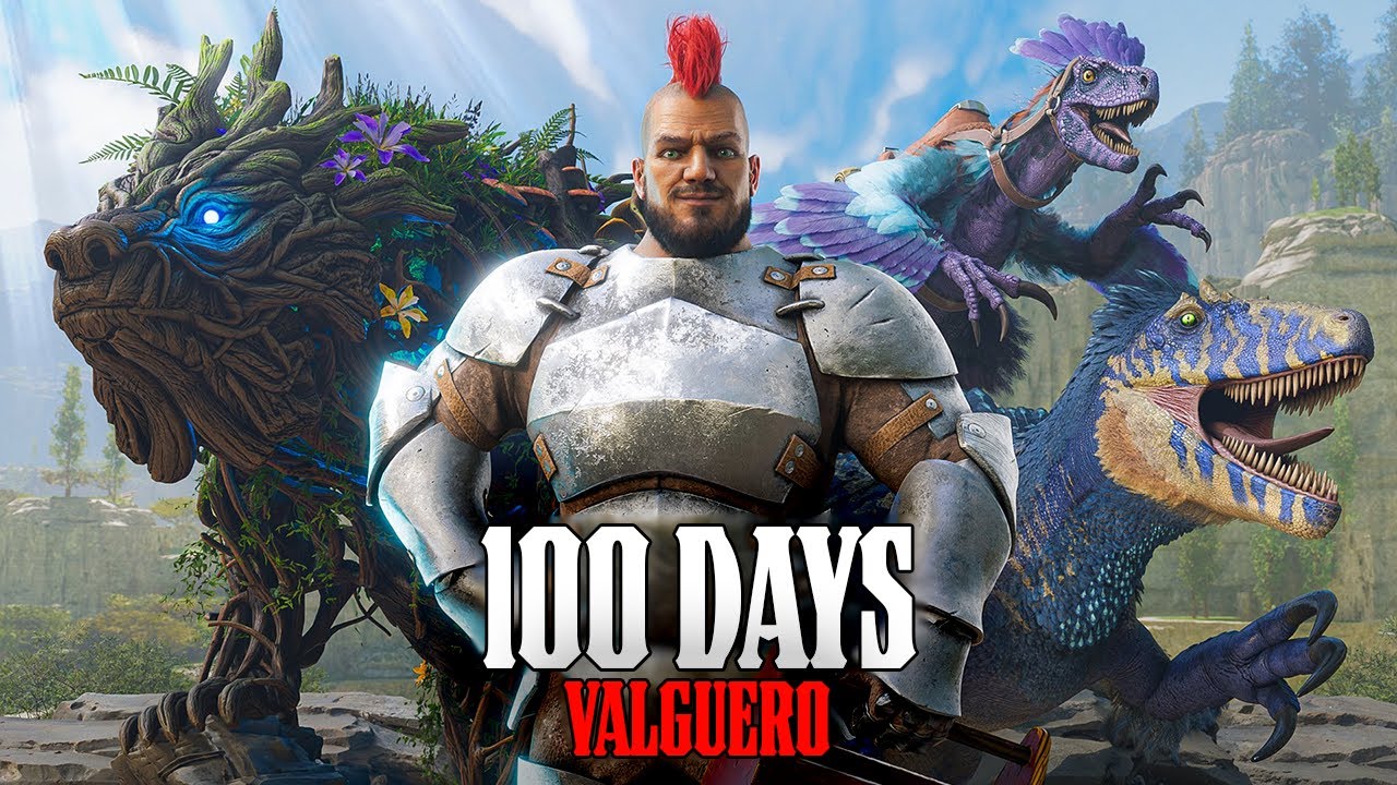 I Spent 100 Days in Ark Survival Ascended - Valguero