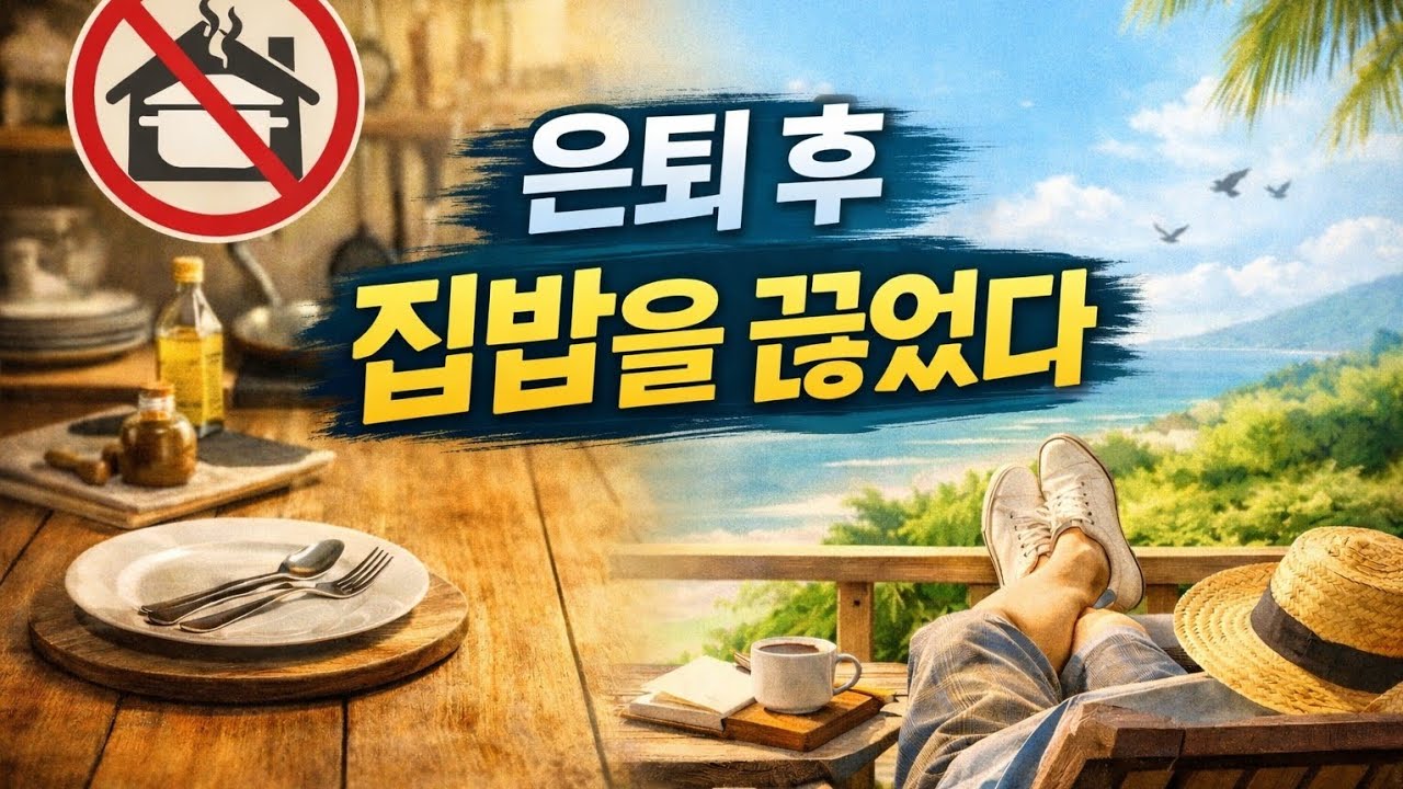 은퇴하고 집밥을 끊었다. 가벼운 삶을 얻었다. 