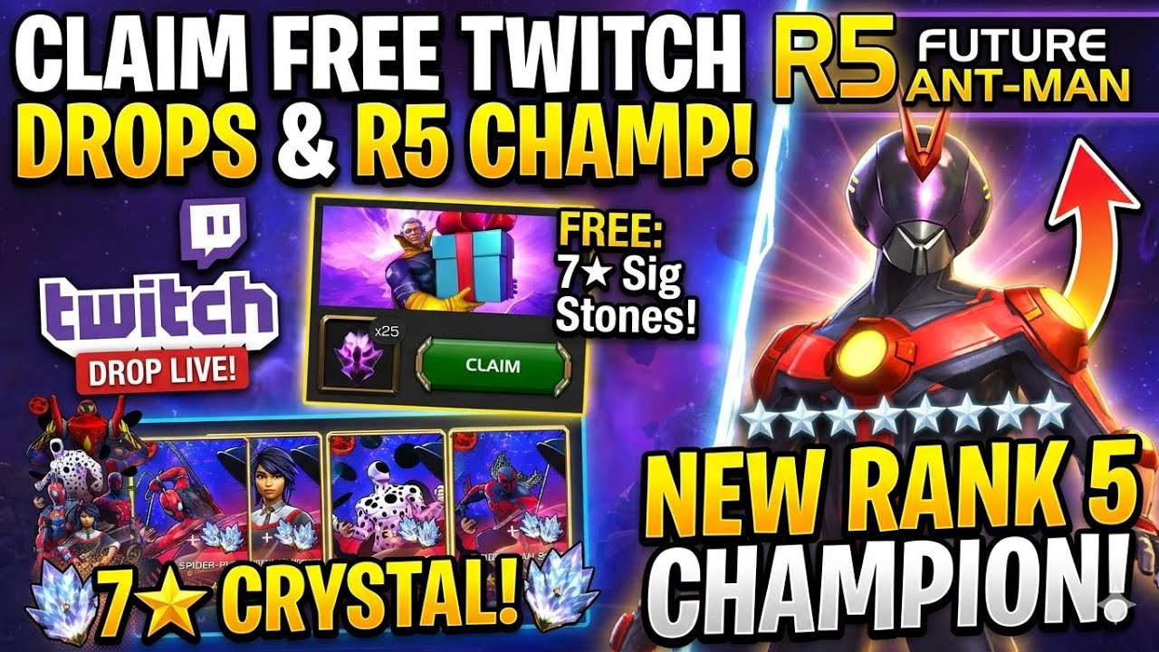 Claim Free Rewards +Towers Point (Twitch Drops) & Rank 5 New Beast 💯