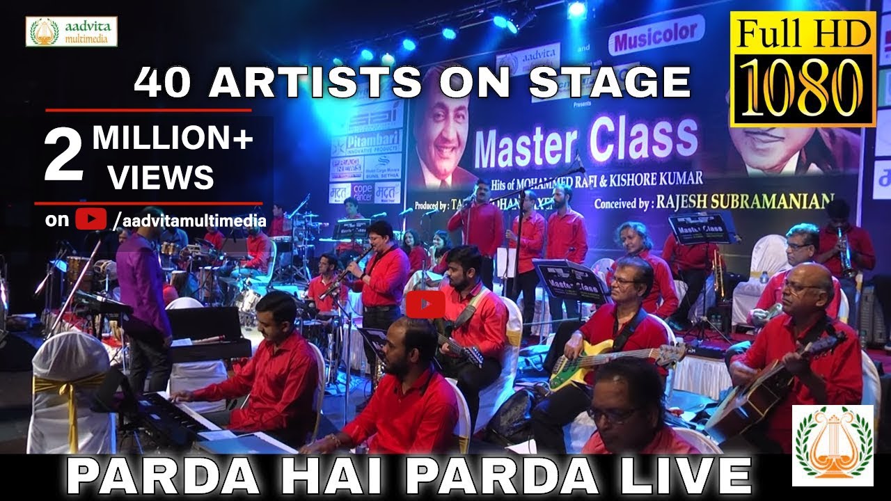 Parda Hai Parda Live | Mohammed Rafi |  Aadvita Multimedia