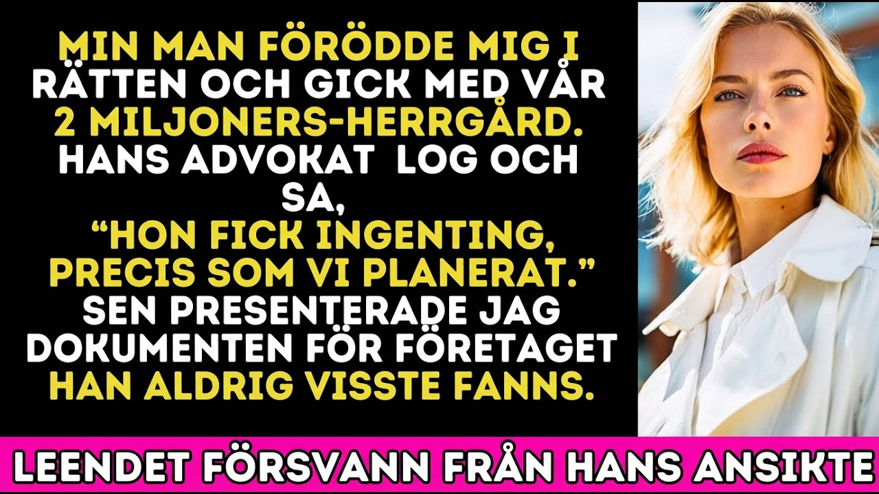 Mannen log när han skrev på skilsmässan—sen ringde advokaten med dåliga nyheter