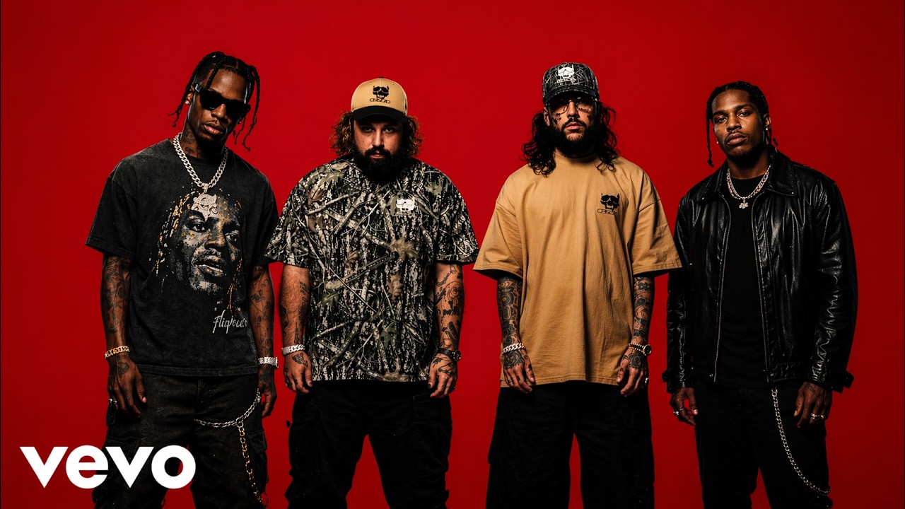 Travis Scott, $uicideboy$, Kendrick Lamar, A$AP Rocky- Bangers (Official Music Video)