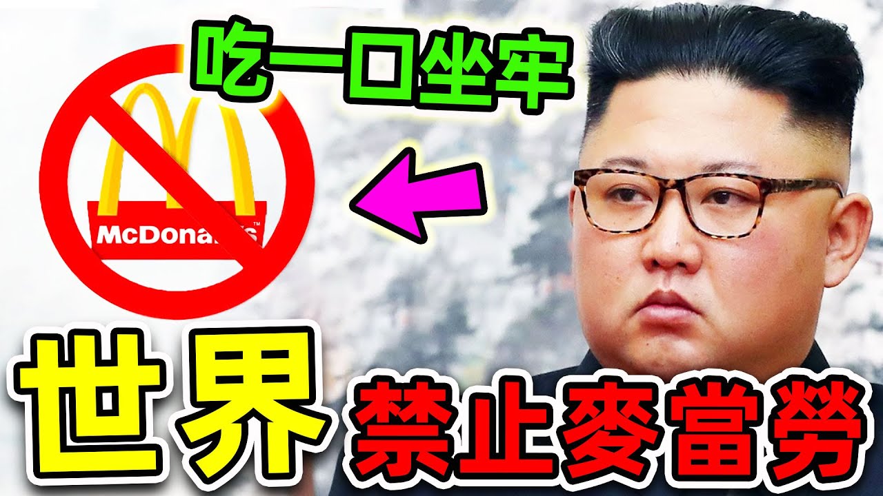 全世界禁止麥當勞的10個國家！吃一口就直接坐牢，第一名卻是&ldquo;肯德基最愛&rdquo;，你都知道哪幾個？|#世界之最top #世界之最 #出類拔萃 #腦洞大開 #top10 #北韓 #禁止麥當勞