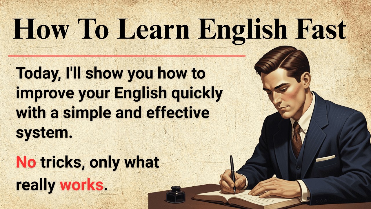 Learn English Fast - Easy Tips to Master English || Graded Reader || Speak English Fluently ✅️