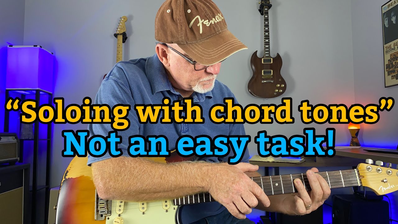 Chord Tone Soloing Guitar Intermediate Solo Tutorial