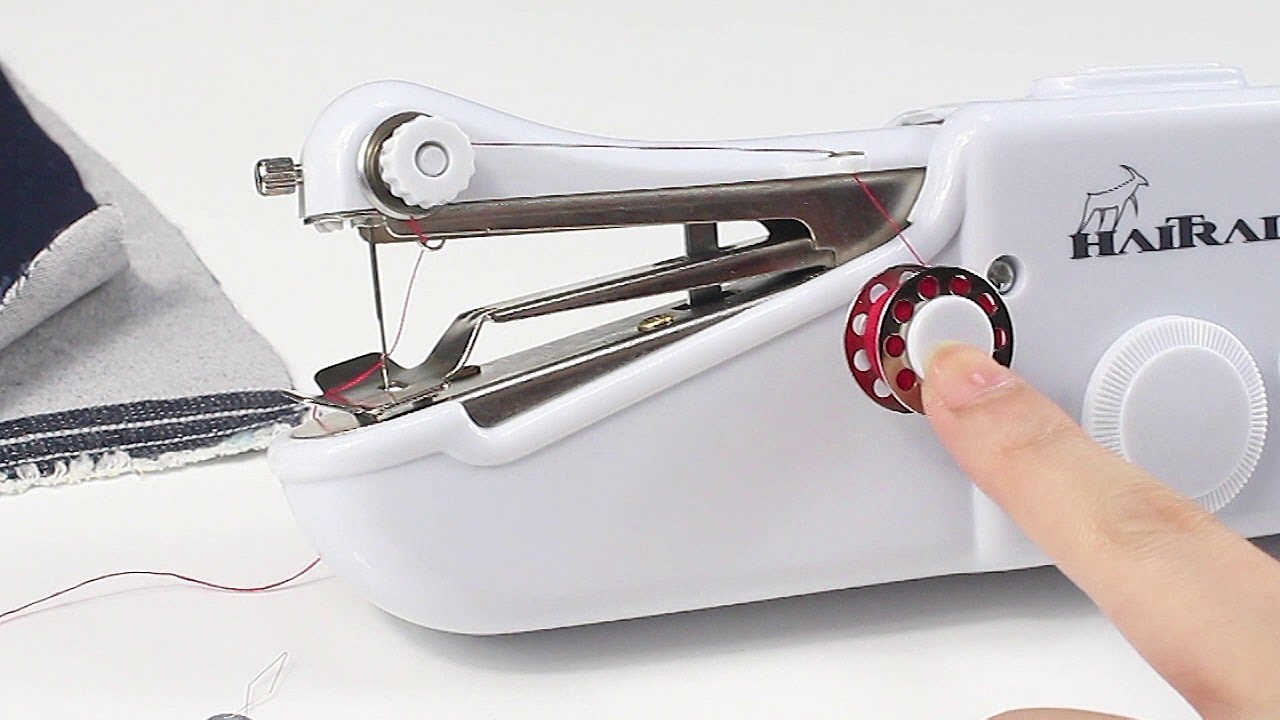 How to Operate a Handheld Sewing Machine - Tutorial