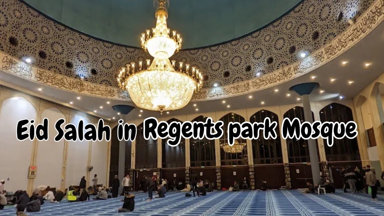 Eid Prayer in Regents Park Mosque 2025 l london central with so many people from around the world