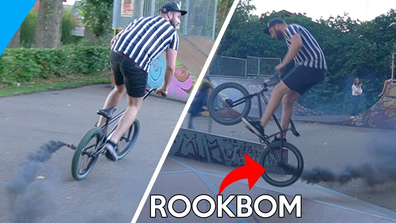 ROOKBOM IN DE BMX EN NIEUWE TRICK GELEERD! - Cromo Vlog #35