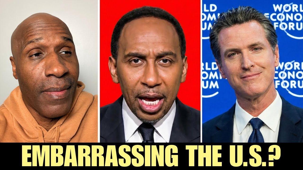 Stephen A. Smith Goes at Gavin Newsom Over Trump | Davos 2026