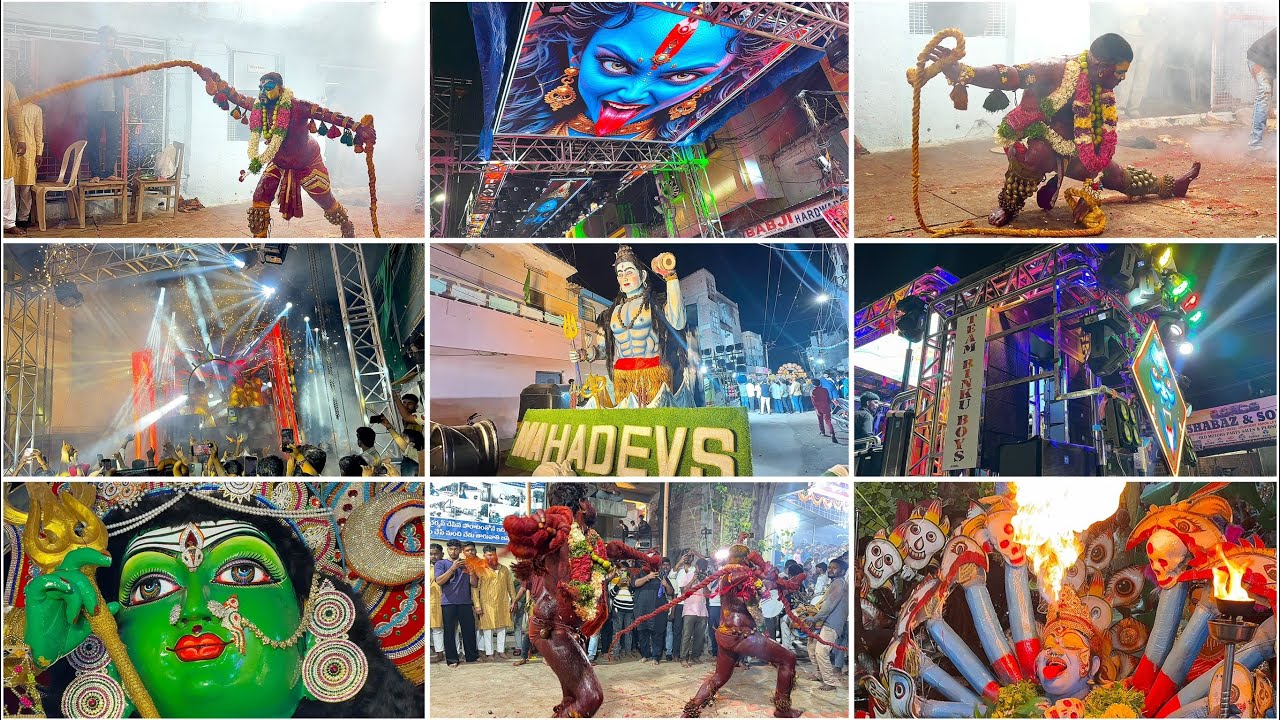 Potharaju Heavy Beating at Dhoodhbowli Bonalu 2025 | Mahadev Team Grand Entry 🔥