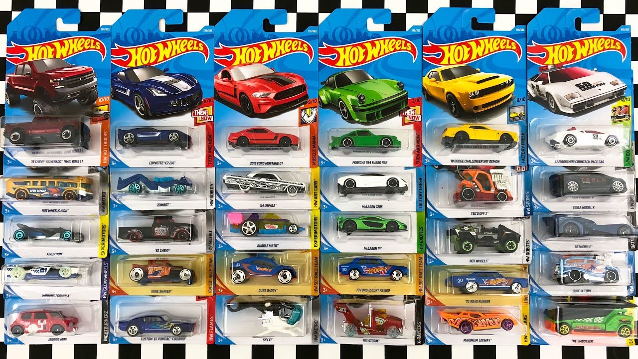 Opening 30 New Hot Wheels 2018 P Case Cars!