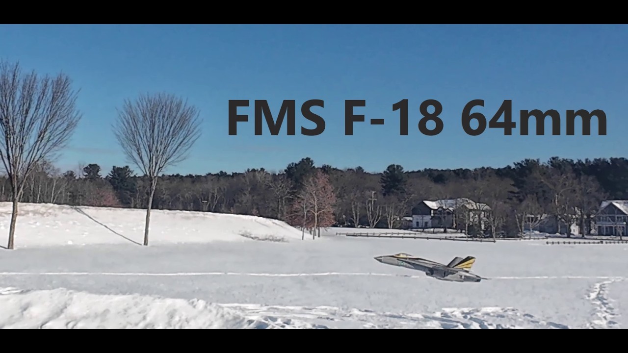 FMS F-18 64mm, полет 47 - ветер 8-10 миль в час