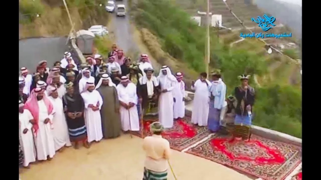 شاهد روعة جبال فيفا الشامخة في حفل تكريم الشاعر عيسى حسين الفيفي3/29/ 1430هـ ⁦🇸🇦⁩