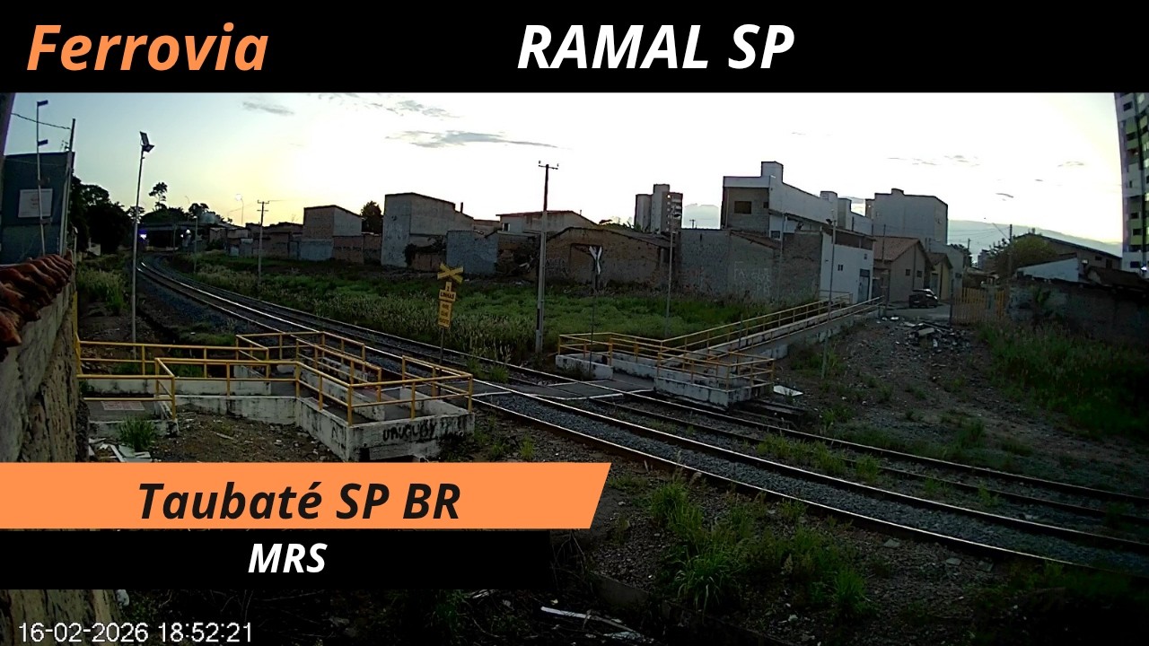 TREM AO VIVO TAUBAT&Eacute; SP BRASIL