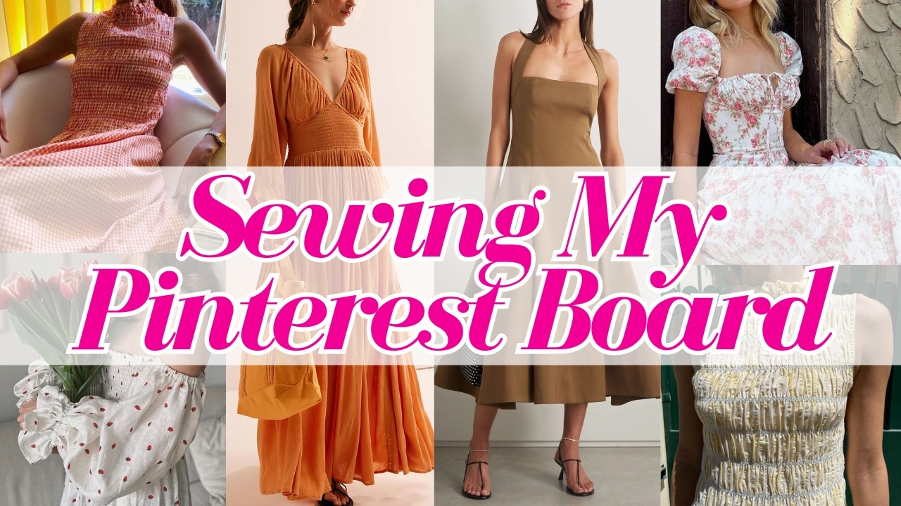Sew the look! Recreate Pinterest designer clothes with sewing! Patterns, fabric haul & inspiration ✨